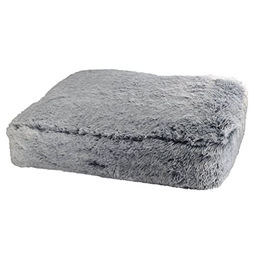 Nobby Komfortmatte Nuru für Hunde aus Plüsch grau 100 x 80 x 18 cm – Bild 1 von 4