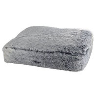 Produktbild von Nobby Komfortmatte Nuru für Hunde aus Plüsch grau 100 x 80 x 18 cm
