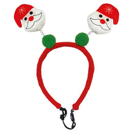 Nobby Kopfreif Xmas für Hunde aus Plüsch in Rot – Bild 1 von 2