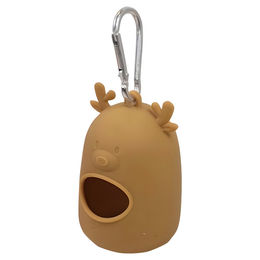 Produktbild von Nobby Kotbeutelspender Xmas Rentier aus Silikon in Braun