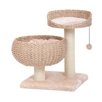 Produktbild von Nobby Kratzbaum Casca für Katzen beige mit Sisalstämmen 45x45x59cm