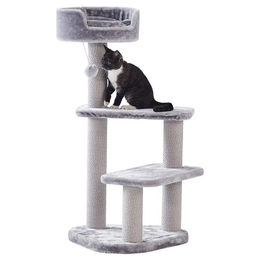 Produktbild von Nobby Kratzbaum Classic Zera für Katzen in Grau mit Sisal