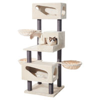 Produktbild von Nobby Kratzbaum Corlu beige für Katzen mit Sisal 60 x 60 x 171 cm