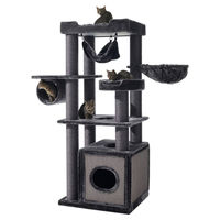 Produktbild von Nobby Kratzbaum Faris für Katzen grau mit Sisal 70 x 60 x 173 cm