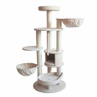 Produktbild von Nobby Kratzbaum Fida Small für Katzen in Beige mit Sisal 58 x 58 x 141 cm