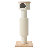 Produktbild von Nobby Kratzbaum für Katzen in Beige und Weiß mit Sisal 60 x 60 x 153 cm