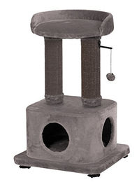 Nobby Kratzbaum Greta für Katzen in Grau mit Sisal 58 x 58 x 95 cm – Bild 1 von 2