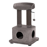 Produktbild von Nobby Kratzbaum Greta für Katzen in Grau mit Sisal 58 x 58 x 95 cm