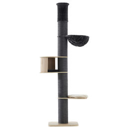 Produktbild von Nobby Kratzbaum Halim mit Deckenspanner in Grau mit Sisal