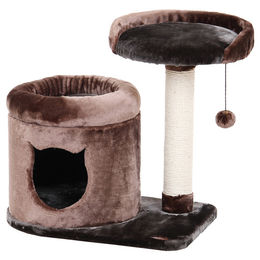 Produktbild von Nobby Kratzbaum Jiska für Katzen in Braun und Anthrazit mit Sisal