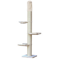 Produktbild von Nobby Kratzbaum Kalin beige mit Sisal und Deckenspanner 60x60x265cm