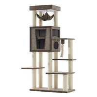 Produktbild von Nobby Kratzbaum Kasil für Katzen braun mit Sisal 203x100x50 cm