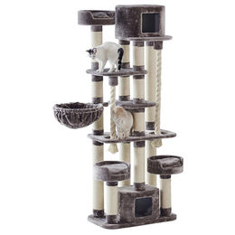Nobby Kratzbaum Kyla Cappuccino für Katzen mit Sisal 80 x 50 x 209 cm – Bild 1 von 6