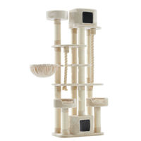 Produktbild von Nobby Kratzbaum Kyla für Katzen in Beige mit Sisal-Kratzstämmen 80x50x209 cm