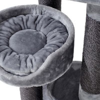 Produktbild von Nobby Kratzbaum Kyla grau für Katzen mit Sisal 209 cm Höhe