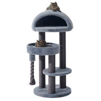 Produktbild von Nobby Kratzbaum Lita für Katzen grau mit Sisal Ø 50 x 108 cm