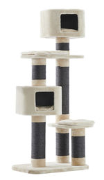 Nobby Kratzbaum Loano für Katzen in Beige mit Sisal 70x50x164cm – Bild 1 von 4