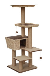Nobby Kratzbaum Motega für Katzen aus Sisal in Beige/Braun 48x48x141cm – Bild 1 von 5