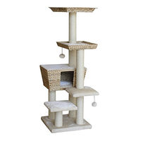 Produktbild von Nobby Kratzbaum Motega für Katzen beige Bananenblatt 141 x 48 x 48 cm
