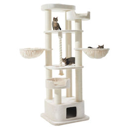 Produktbild von Nobby Kratzbaum Musan für Katzen in Beige mit Sisal 70 x 70 x 203 cm