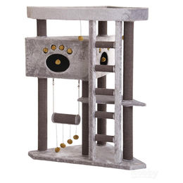 Produktbild von Nobby Kratzbaum Ricco Plus für Katzen in Grau mit Sisal