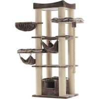 Produktbild von Nobby Kratzbaum Rubi für Katzen in Cappuccino mit Sisal 197 cm Höhe