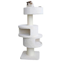 Produktbild von Nobby Kratzbaum Volta für Katzen mit Höhle und Sisal in Cream 50 x 50 x 130 cm
