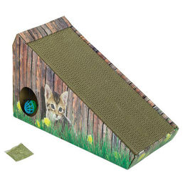 Nobby Kratzbrett aus Karton für Katzen 47x20x26 cm mit Katzenminze – Bild 1 von 3