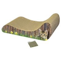 Produktbild von Nobby Kratzbrett Lounge aus Karton für Katzen 48x21x16cm Braun