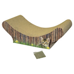 Nobby Kratzbrett Wave aus Karton für Katzen 47x21x17cm – Bild 1 von 2