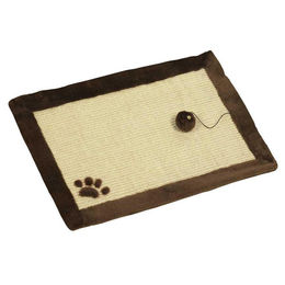Nobby Kratzmatte für Katzen aus Sisal in Braun und Beige 58 x 38 cm – Bild 1 von 3