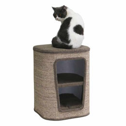 Nobby Kratztonne Capta für Katzen Braun Sisal 38 x 38 x 50 cm – Bild 1 von 2