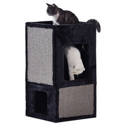 Produktbild von Nobby Kratztonne Dea für Katzen Schwarz mit Sisal