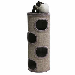 Nobby Kratztonne Rega III für Katzen aus Sisal in Cappuccino Ø 38 x 98 cm – Bild 1 von 4