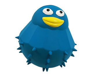 Nobby Kühl-Ente Hundespielzeug aus Gummi Blau - 9 cm – Bild 1 von 3