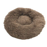 Produktbild von Nobby Kuschelbett Donut Classic Esla Hundebett aus Plüsch braun Ø 90 x 29 cm