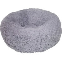 Produktbild von Nobby Kuschelbett Donut Classic Esla Hundebett aus Plüsch Grau Ø 110 x 35 cm