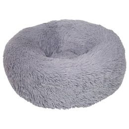 Produktbild von Nobby Kuschelbett Donut Classic Esla Hundebett aus Plüsch Grau Ø 90 x 29 cm