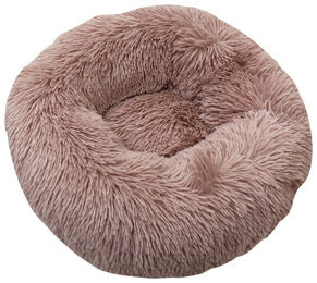 Nobby Kuschelbett Donut Classic Esla Hundebett aus Plüsch in Altrosa Ø 70 x 26 cm – Bild 1 von 8