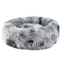 Produktbild von Nobby Kuschelbett Donut Coda Plüsch Hundebett Katzenbett Grau Ø 60 cm