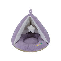 Produktbild von Nobby Kuschelhöhle aus Plüsch für Welpen in Lila Ø 50 x 37 cm