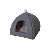 Produktbild von Nobby Kuschelhöhle Cacho für Hunde aus Plüsch grau/blau