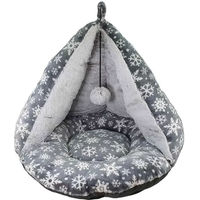 Produktbild von Nobby Kuschelhöhle für Hunde und Katzen aus Plüsch in Grau