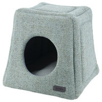 Produktbild von Nobby Kuschelhöhle Nevis aus Mikrofaser für Katzen und kleine Hunde in Grün oder Grau Größe XS