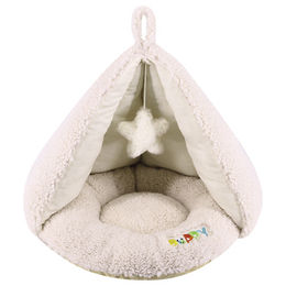 Produktbild von Nobby Kuschelhöhle Plüsch für Welpen Beige Größe L