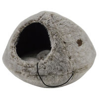 Produktbild von Nobby Kuschelhöhle Sellam für Katzen aus Plüsch grau
