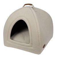Produktbild von Nobby Kuschelhöhle Tiana für Hunde in Beige aus Polyester 38 x 38 x 38 cm