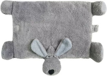 Nobby Kuschelmatte Doggy Hundematte aus Plüsch grau 60 x 40 cm – Bild 1 von 5
