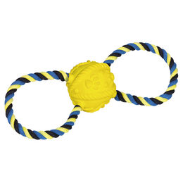 Produktbild von Nobby Latex Ball mit Seil in Gelb - 31 cm