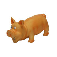 Produktbild von Nobby Latex Schwein Quietschspielzeug für Hunde Braun 21 cm